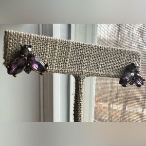 Purple Crystal Accent earrings
